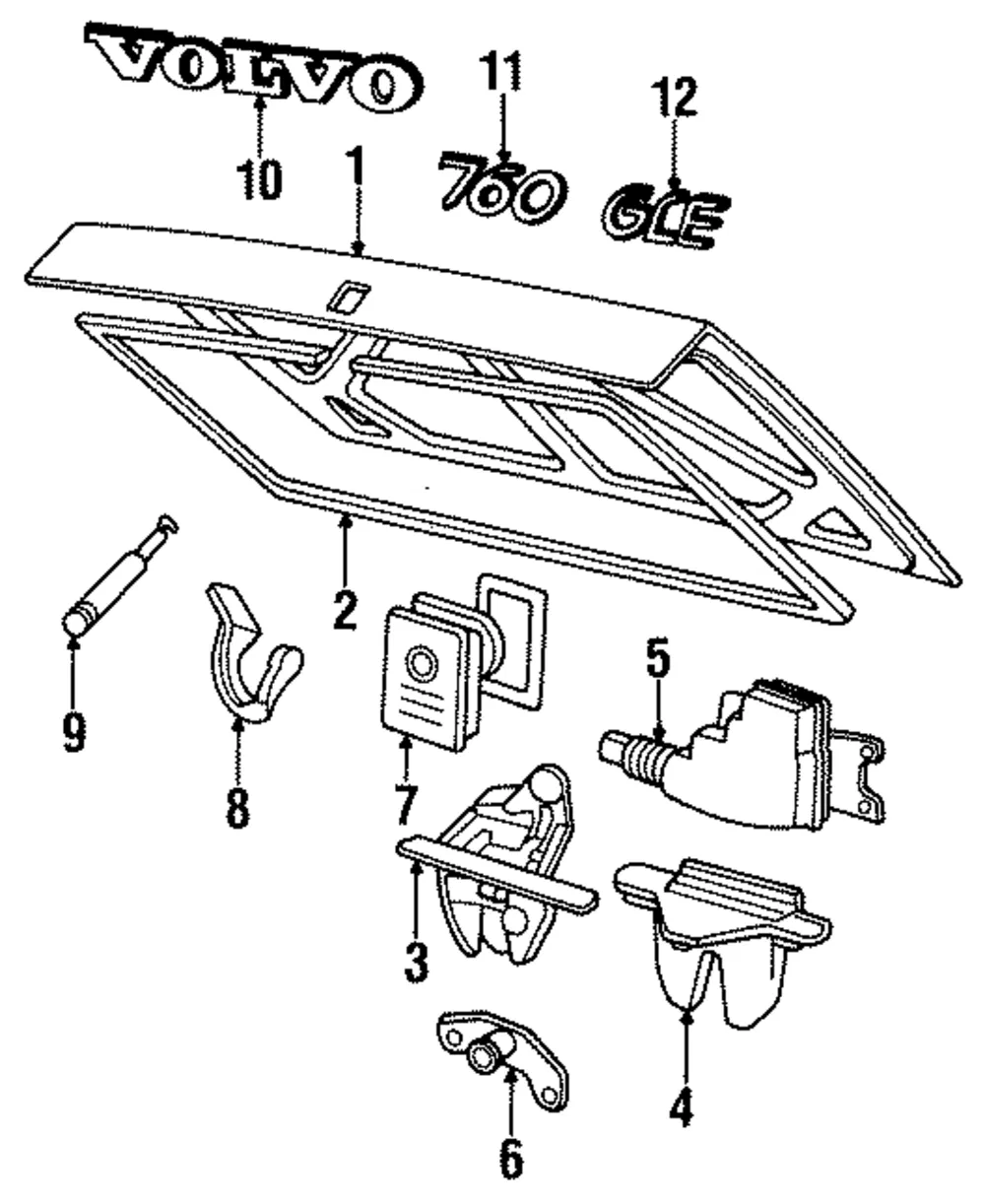 Hinge - Driver's Side (LH) - Volvo (8250037)
