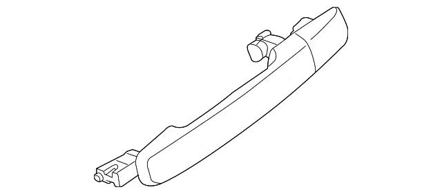 Handle, Outside - Nissan (82604-9BW2A)
