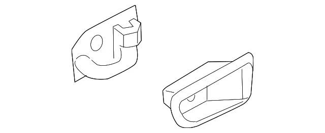 Handle, Inside - Driver's Side (LH) - Kia (82610-3E000WK)