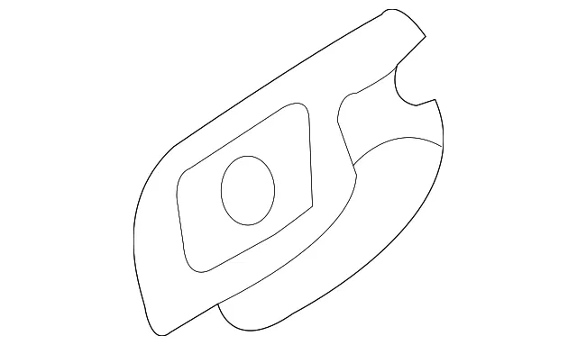 Handle, Inside - Driver's Side (LH) - Kia (82610-4D000DP)