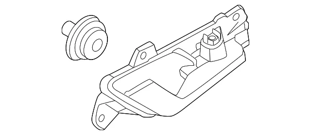 Handle, Inside - Kia (82610-AT000SSQ)