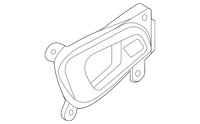 Handle, Inside - Kia (82610-K0000SVH)