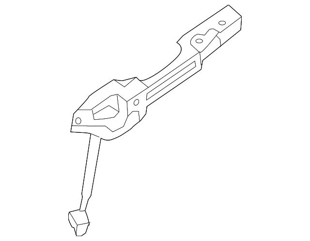 Handle Base - Driver's Side (LH) - Nissan (82611-1VA1B)