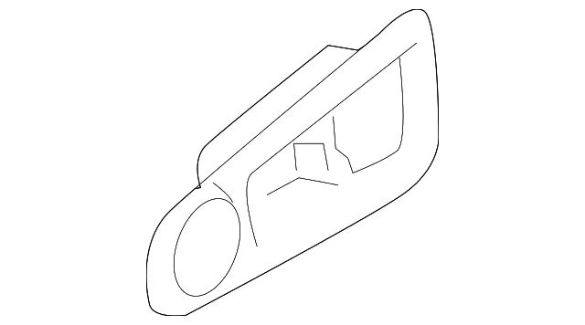 Handle Bezel - Driver's Side (LH) - Kia (82611-2F000NZ)