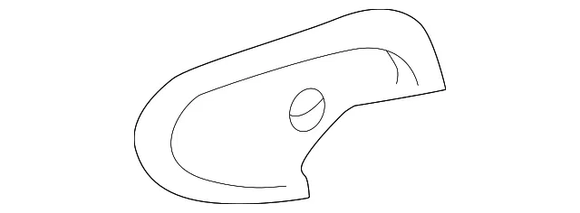 Handle Bezel - Driver's Side (LH) - Kia (82611-38000BT)