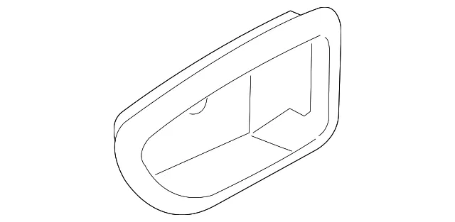 Handle Bezel - Driver's Side (LH) - Kia (82611-3F000LK)