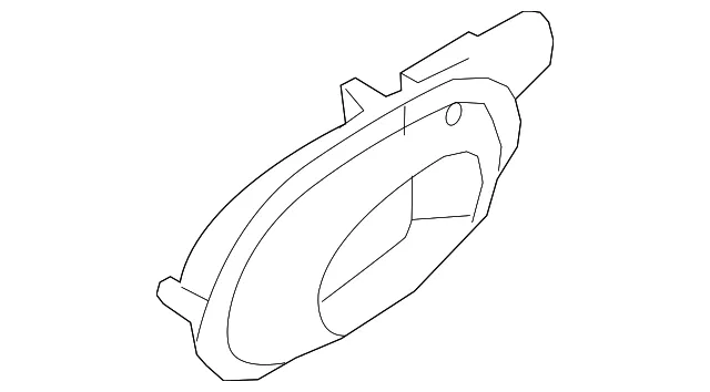 Handle, Inside - Passenger Side (RH) - Kia (82620-B2010GA3)