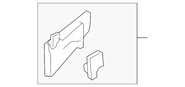 Handle Bezel - Passenger Side (RH) - Kia (82621-2G000D1)