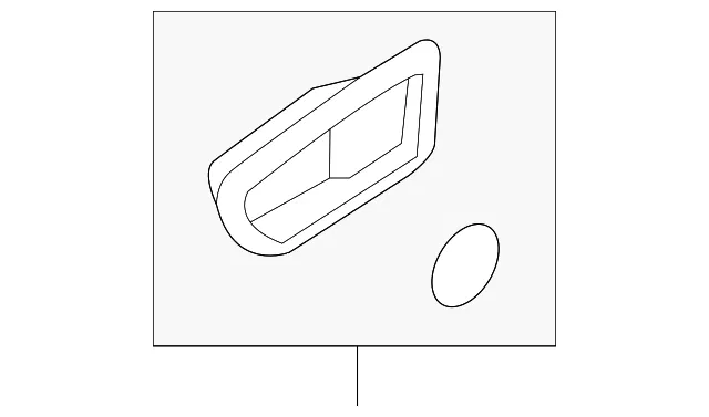 Handle Bezel - Passenger Side (RH) - Kia (82621-2K000WK)