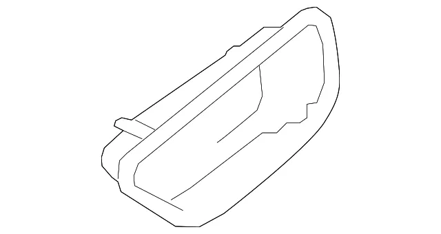 Handle Bezel - Passenger Side (RH) - Kia (82621-A7000WK)