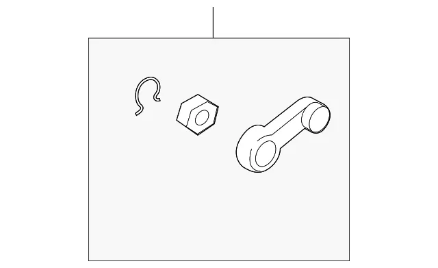 Regulator Handle - Kia (82630-1M000WK)