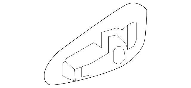 Handle, Outside Pad - Kia (82653-C5000)