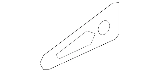 Handle, Outside Pad - Kia (82653-G5000)