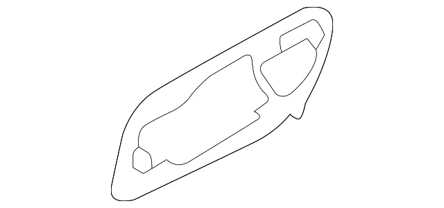 Handle, Outside Pad - Kia (82653-K0000)