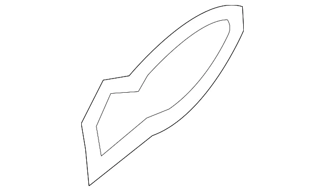 Handle, Outside Pad - Kia (82654-A9000)