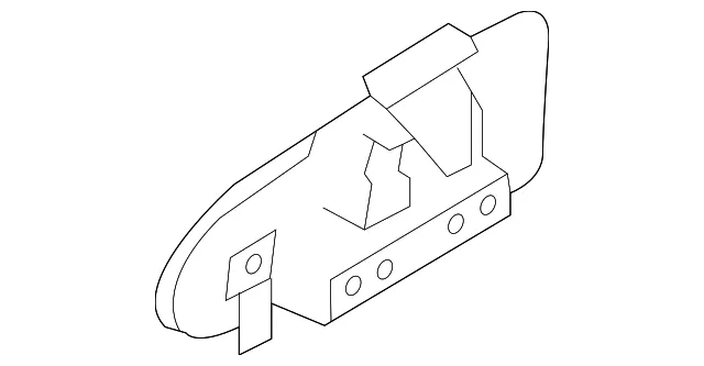 Handle, Outside - Passenger Side (RH) - Kia (82660-2K01000)