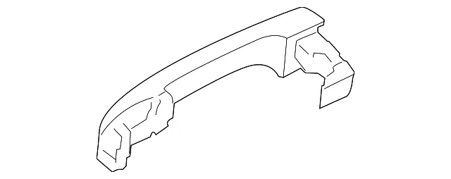 Handle, Outside - Passenger Side (RH) - Kia (82661-J5200)