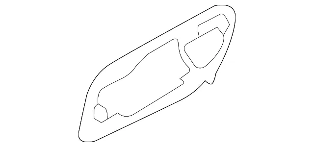 Handle, Outside Pad - Kia (82663-K0000)