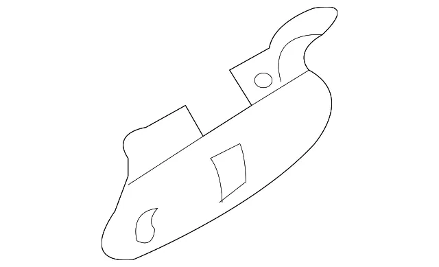 Handle, Outside Bracket - Passenger Side (RH) - Kia (82665-4D000)