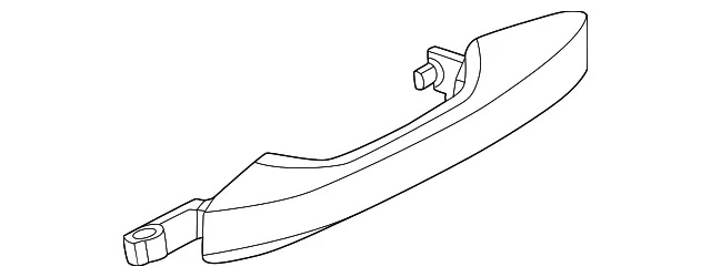 Exterior Door Handle - Nissan (826D3-7LF9A)