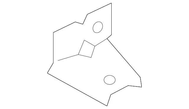 Door Trim Panel Support Bracket - Kia (82717-1W000)
