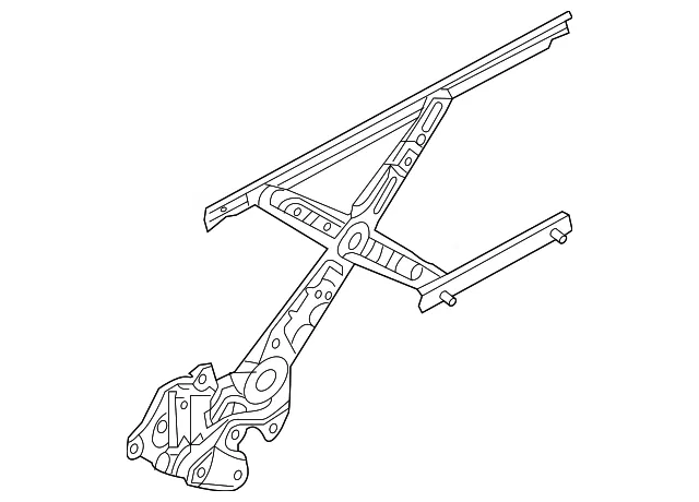 Window Regulator - Driver's Side (LH) - Nissan (82721-1MA0B)