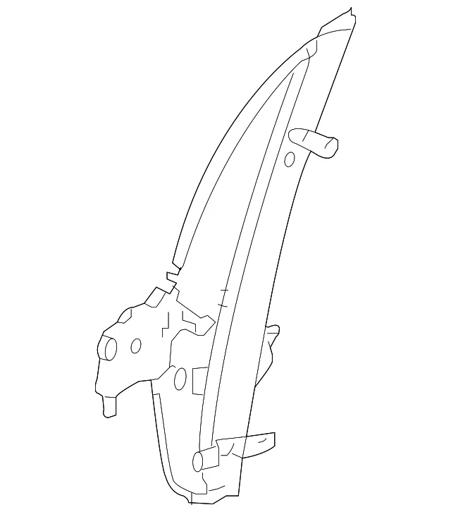 Window Regulator - Driver's Side (LH) - Nissan (82721-EB010)