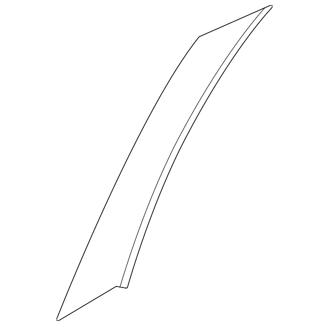 Rear Door Sash Tape, Front Left - Nissan (82817-5EF0A)