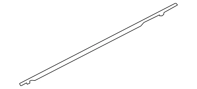 Rear Door Outside Moulding, Left - Nissan (82821-7BA0A)