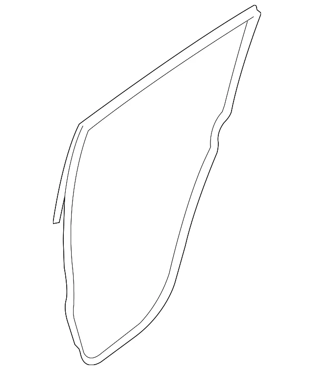 Rear Door Weatherstrip, Right - Nissan (82830-5SF0B)