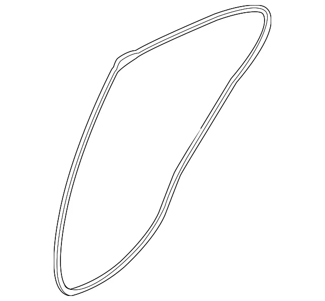 Rear Door Weatherstrip, Left - Nissan (82831-5EF0A)