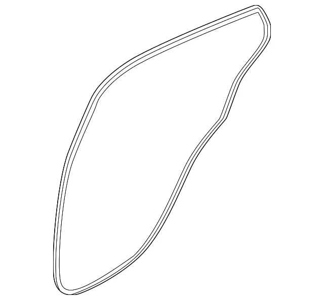 Rear Door Weatherstrip, Left - Nissan (82831-5MP0A)