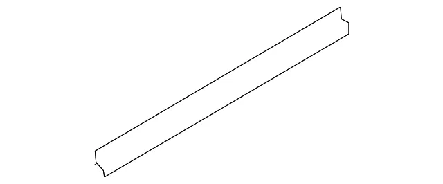 Sliding Door Weatherstrip, Lower Right - Nissan (82832-3LM0A)