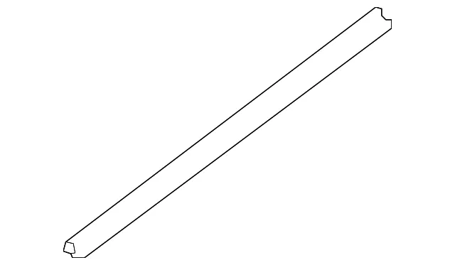 Inner Rear Door Weatherstrip - Nissan (82834-3TA1A)