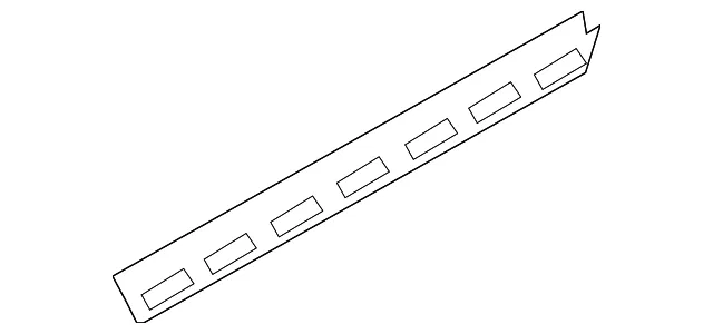 Right Rear Door Rubber Seal - Nissan (82834-5RB0A)