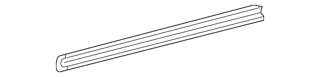 Rear Door Weatherstrip, Left - Nissan (82835-5AA0B)