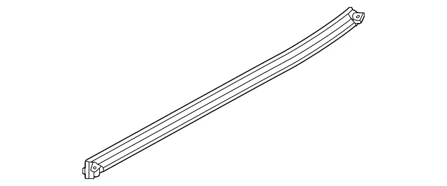 Rear Door Rubber Seal, Left - Nissan (82835-7LF0A)
