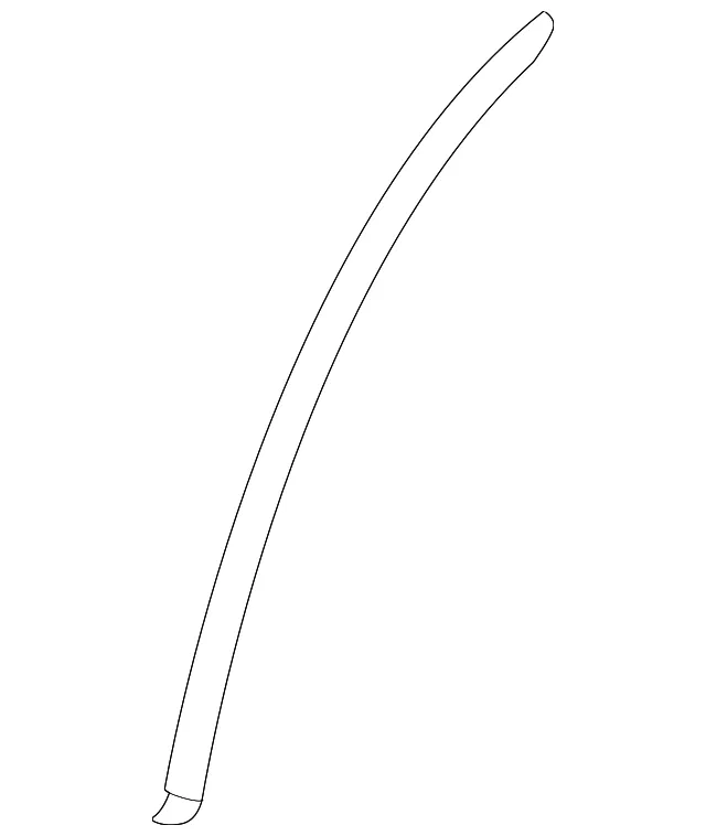 Weatherstrip Assembly-Body Side, Left-hand - Nissan (82837-7JA1B)