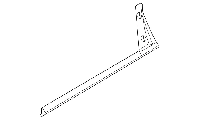 Rear Door Partition Seal, Right - Nissan (82838-7BA0A)