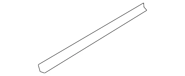 Rear Door Partition Seal, Left - Nissan (82839-6CA0C)