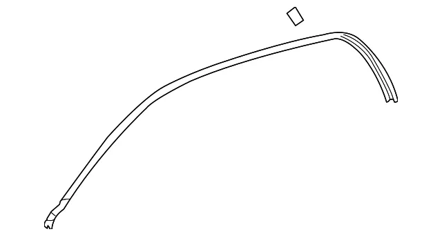 Drip Molding - Driver's Side (LH) - Kia (82850-3F000)