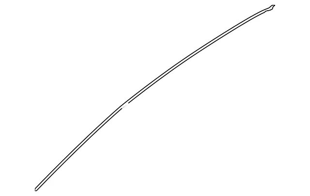 Frame Molding - Driver's Side (LH) - Kia (82850-D4000)