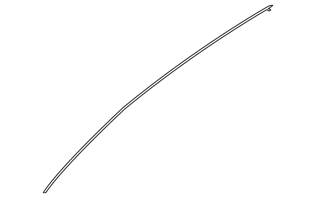Upper Molding - Driver's Side (LH) - Kia (82850-G5000)