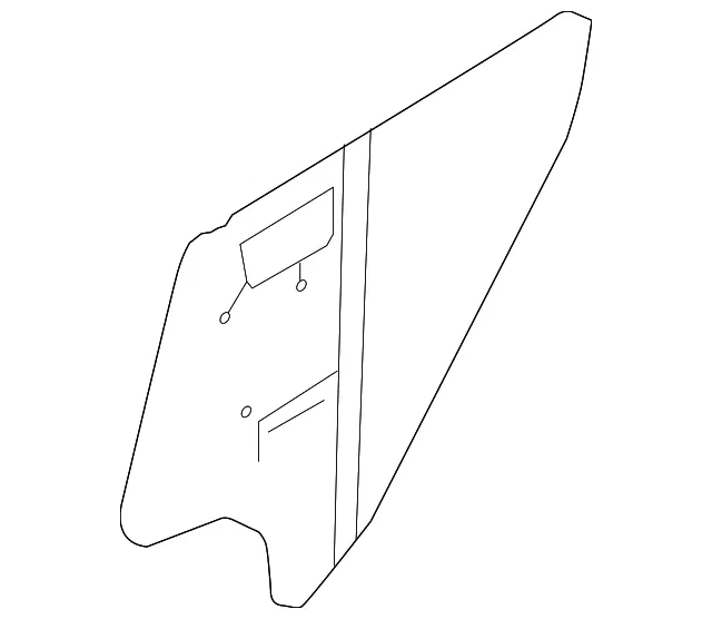 Water Deflector - Passenger Side (RH) - Nissan (82860-3WC0A)
