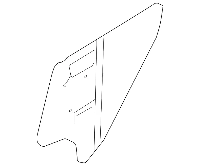 Water Deflector - Driver's Side (LH) - Nissan (82861-3BA0A)