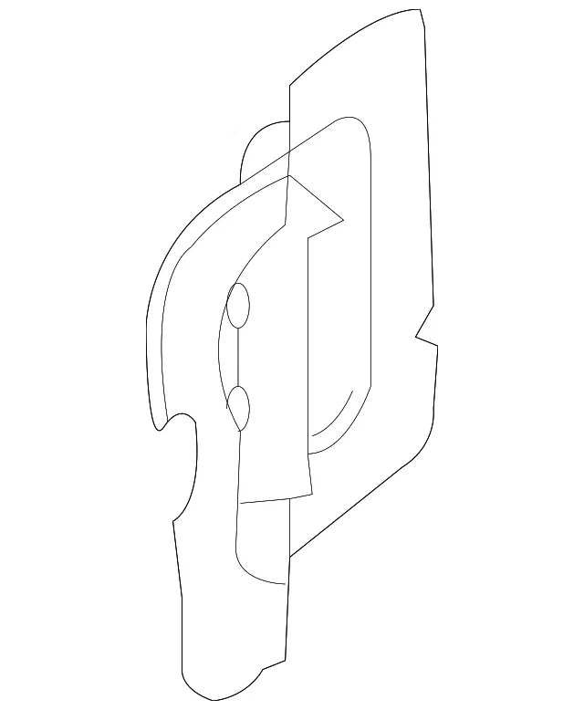 Door Trim Panel Pocket - Nissan (82861-ZL00A)