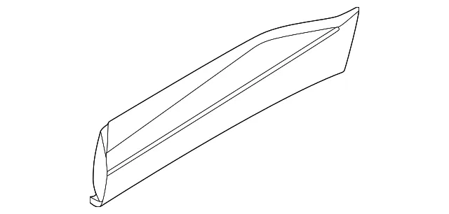 Body Side Molding - Nissan (82870-7LD0A)