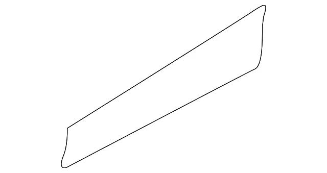Lower Molding - Passenger Side (RH) - Nissan (82870-DF30A)