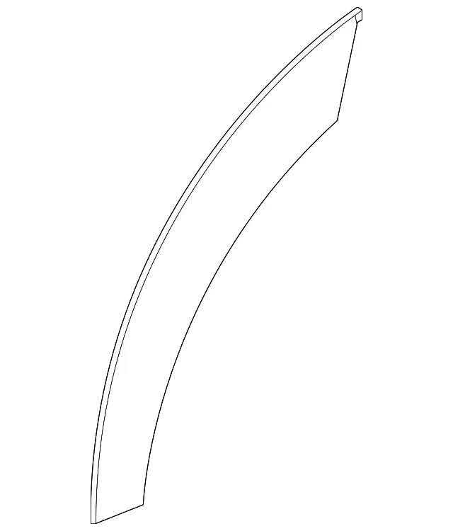 Rear Door Moulding, Right - Nissan (82872-5MR5A)