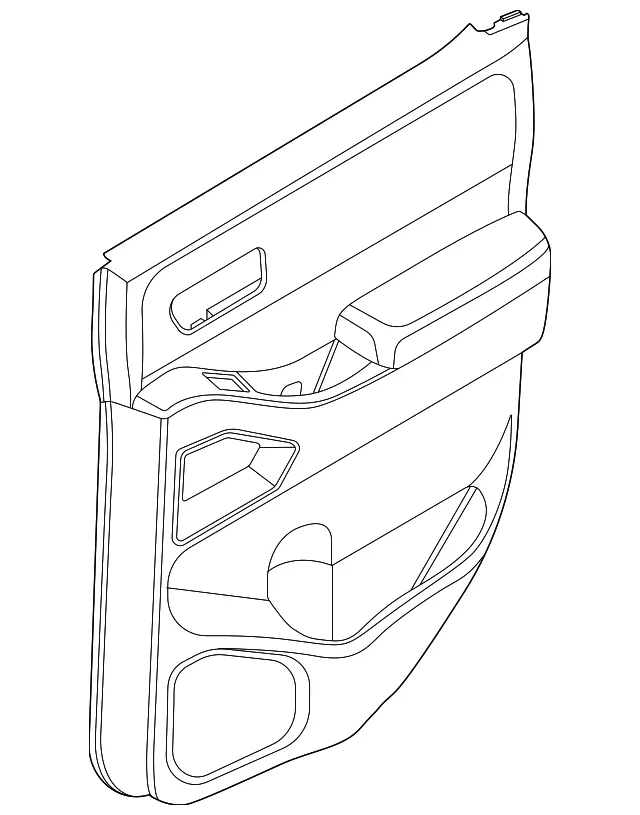 Door Interior Trim Panel - Nissan (82900-9BV2A)